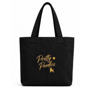 Bolso Tote Premium para Mujer, Personalizado con Letras Griegas, Ligero, Reutilizable, para Compras, Casual, Universitario, Organizador - Product Image 1