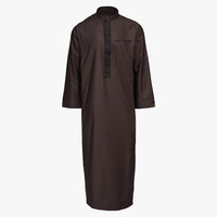 Pakaian Muslim Gaya Arab Pria Thobe Jubba Untuk Dijual Online Desain Baru Mode Terbaru Pria Jubbah Thobe / Thawb Turki