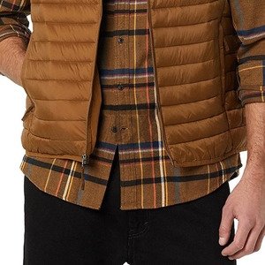 Gilets d'hiver matelassés imperméables pour hommes de haute qualité avec fermeture éclair intérieure et poche poitrine – Vente en gros - Product Image 5
