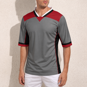 เสื้อรักบี้สไตล์ใหม่ ผ้าโพลีเอสเตอร์ ระบายอากาศได้ดี ราคาถูกที่สุด รับผลิตเสื้อรักบี้แบบ OEM ODM บริการสั่งทำพิเศษ - Product Image 5