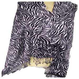 Écharpe élégante en viscose tricotée à imprimé animal pour femme, douce, légère, tendance, pour l'hiver et l'automne, cache-cou stylé - Product Image 2