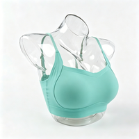 Soutien-gorge sans armatures une pièce sans couture, respirant, à bretelles ajustables, couleur unie, maintien doux et fin, anti-affaissement, pour usage quotidien, personnalisable OEM