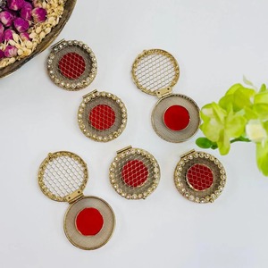 Boîte de rangement pour pièces de monnaie en velours doré Shagun pour mariage indien, étui à monnaie pour cadeau de pendaison de crémaillère, cadeaux festifs et de fête - Product Image 5