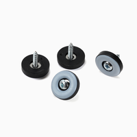 Glissière de pied de meuble en PTFE à visser de 30 mm, pièce de rechange pour la réparation de meubles