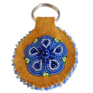 Llavero Artesanal Boho con Cuentas, Regalo Único de Artesanía Tradicional India, Mano de Obra Experta - Product Image 4