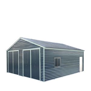 Garage in Metallo 26FT X 30FT, Altezza 9FT, Porte Doppie, Punto Alto 14FT, 780 Sq Ft, TMG MS2630, Posto Auto Coperto per 2 Auto, Design Semplice in Acciaio - Product Image 1