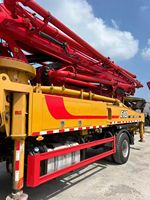 Promotion 2024 : Camion pompe à béton Sany 39 mètres, moteur diesel neuf, flèche haute, 120 m³/h, testé et inspecté, pour la construction