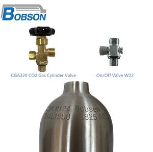 Réservoir de CO2 de 3000ml pour usage commercial Cylindre en aluminium haute pression de 1800 PSI - Product Image 3