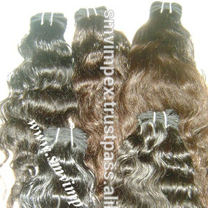 100% Extensions de cheveux indiens vierges non traités Meilleur prix réduit pour les styles de vague naturelle et de vague profonde en vrac - Product Image 6