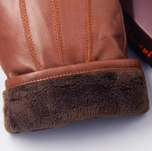 Guantes de Piel de Oveja de Alta Calidad, Nuevos, de Cuero Puro, Modernos, Deportivos, con Pantalla Táctil, para Uso Diario en las Cuatro Estaciones - Product Image 2