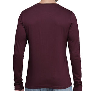 T-shirt léger pour homme, 100 % coton, manches longues, coupe ample, matière douce, personnalisable, idéal pour le sport. - Product Image 2