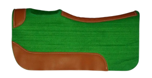 Tapis de selle en feutre de laine occidentale de qualité supérieure, accessoires d'équitation, protection en cuir, vente en gros directe usine - Product Image 3