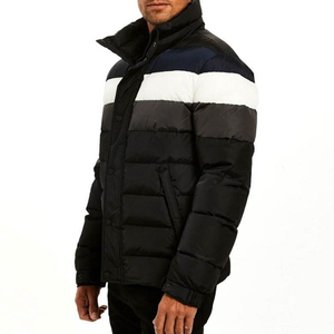 2026 Winter Men Fashion Goose Streetwear Hooded Heavy Designer Canvas Puffer Jacket High Quality Detachable Hood Stand Collar - Product Image 4