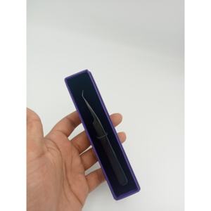 Pinzas de Precisión para Pestañas con Marca Personalizada, Punta Suave, Material de Acero Inoxidable, para Marcas de Belleza de Marca Privada - Product Image 1