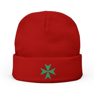 Order of Saint Lazarus Knit Beanie Custom Embroidery Emblem Warm <b>Winter</b> <b>Cap</b> - Product Image 3