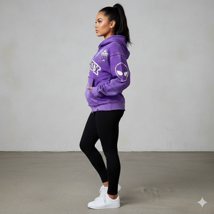 Sudadera con capucha para hombre, personalizada, al por mayor, de la fábrica Ranzia Industry, 100% algodón, con bordado desgastado y estampado. - Product Image 2