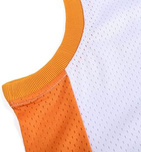 Maillot de basketball sans manches à col en V, color-block, sublimé, en polyester anti-humidité, pour adulte, toutes saisons - Product Image 5