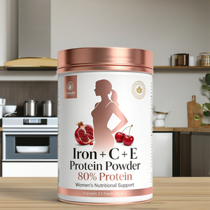 Kadınlar İçin Demir Zenginleştirilmiş <span class=keywords><strong>Protein</strong></span> Tozu Çift <span class=keywords><strong>Protein</strong></span> (Soya + Whey) Üçlü Besin Değeri OEM %80 <span class=keywords><strong>Protein</strong></span> C ve E Vitamini ile - Product Image 5