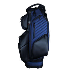 2026 Premium Lightweight PU Leather Unisex Golf <b>Cart</b> Bag Waterproof Black Blue Golf Club Bag 14 Way Divider Custom Embroidery - Product Image 4