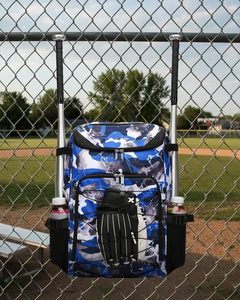 Sac à dos de sport Roziv pour équipe professionnelle de baseball, couleur unie, grande capacité, construction robuste en polyester - Product Image 6