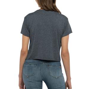 Camiseta Corta Oversize para Mujer con Logotipo Personalizado, 100% Algodón, Lisa, Informal, Estilo Urbano, Top de Verano, Proveedor Mayorista OEM - Product Image 3