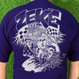 T-shirt surdimensionné pour hommes, design tendance et moderne, OEM, tissu 100% coton de haute qualité, couleur bleu uni, col rond, pour garçons - Product Image 5