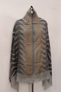 Jacquard Imitation Cashmere Shawl Split <b>Poncho</b> Autumn Winter Women Travel Scarf - Product Image 4