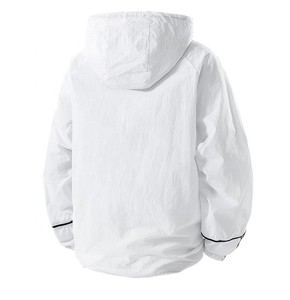 Veste matelassée à capuche unisexe, imperméable, respirante, coupe-vent, fermeture éclair, style décontracté, coupe régulière, coque en polyester - Product Image 3