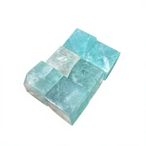 Cubo Poliedro de Fluorita Verde Natural Tallado a Mano, Gema Pulida, Cristal Geométrico, Artesanía, Decoración para el Hogar, Coleccionable - Product Image 5