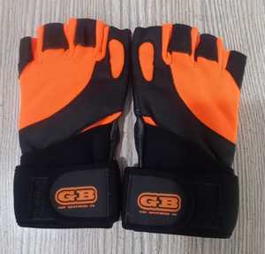 Workout Gym Gloves Half Finger Breathable Anti Sweat Grip Lightweight <b>Vinyl</b> High Quality Customizable Fitness Weight Lifting - Product Image 2