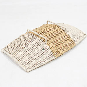 Panier de rangement rectangulaire en jonc de mer tressé Artex Dong Thap CH4966B avec couvercle, fabriqué au Vietnam, pour la décoration et l'organisation de la maison - Product Image 3