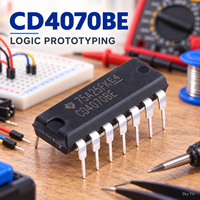 Stok CD4070 CD4070BE Quad 2-Input XOR Gate CMOS Logic IC Chip untuk Prototipe Sirkuit Digital Pasokan Grosir
