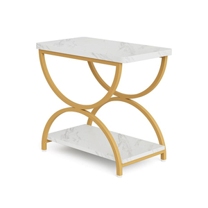 Table d'appoint en verre noir avec structure métallique, table d'appoint moderne pour canapé, nouvelle arrivée, table d'appoint pour salon, meubles de salon - Product Image 4