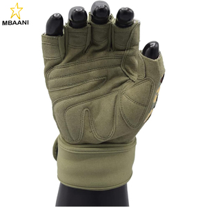 Guantes de Levantamiento de Pesas para Hombre, Guantes de Entrenamiento con Soporte para Muñeca, Guantes sin Dedos para Ejercicio en Gimnasio - Product Image 2