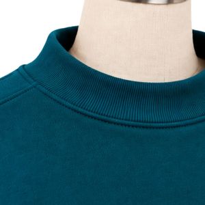 <b>Womens</b> Petrol Teal <b>Blue</b> Oversized Sweatshirt White Strong Girl Graphic Print Crew Neck Long Sleeve Casual Streetwear Pullover - Product Image 3