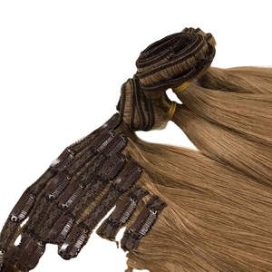 Mẫu miễn phí tóc bó Hot Bán clip trong 100 tỷ lệ phần trăm Việt Nam thô Trinh Remy tóc con người phù hợp với giá bán buôn danh sách - Product Image 5