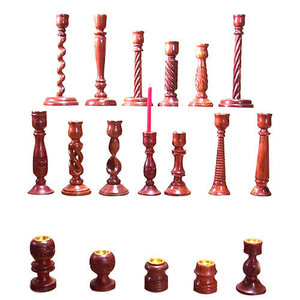 Farol Ovalado Hecho a Mano de Madera de Mango Negra de Alta Calidad Lowellcraft, Base de Madera Ecológica Pulida de Lujo, Elegante Vela Grabada - Product Image 2