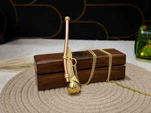 Sifflet marin vintage en laiton et cuivre Bosun Boatswain avec boîte en bois, objet de collection nautique, cadeau décoratif pour bateau - Product Image 1