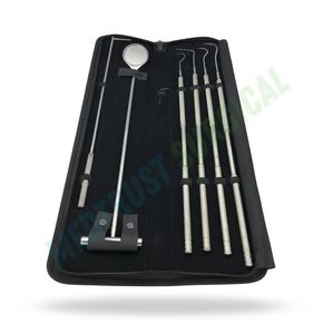 Juego de instrumentos periodontales equinos de 5 piezas, kit de instrumentos dentales veterinarios para limpieza y desincrustación de dientes de caballos - Product Image 4