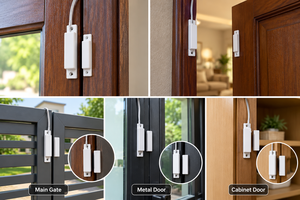 Contactos Magnéticos de Plástico iota402 - Blancos, Garantía de 1 Año - Product Image 3