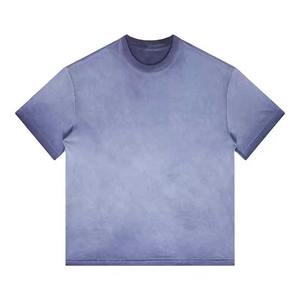 เสื้อยืดคอตตอนหนานุ่ม ล้างสีแบบแอซิดวอช สไตล์หรูหรา โอเวอร์ไซส์ สตรีทแวร์ ลายกราฟิกแบบกำหนดเอง เสื้อยืดผู้ชาย ผ้าหนานุ่ม ซักแล้ว พรีเมียม โอเวอร์ไซส์ - Product Image 3