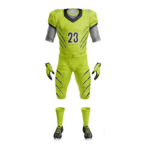 Ensemble d'uniformes de football américain sublimés sur mesure, maillot d'équipe en polyester respirant, vêtements de sport à séchage rapide, OEM ODM Pro - Product Image 1