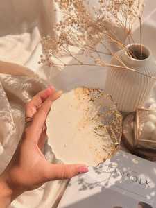 Premium <b>Epoxy</b> <b>Resin</b> & Wood Square Handmade Modern Drink Coaster Set <b>Table</b> Protector Mats <b>for</b> Coffee Tea Glass Home Decor - Product Image 6