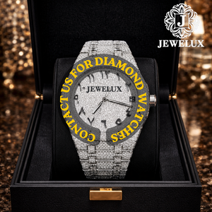 Montre Hip Hop en Diamant Moissanite Premium pour Hommes, Montre-Bracelet de Luxe Étanche pour Usage Quotidien et Événements Spéciaux en Vente - Product Image 3