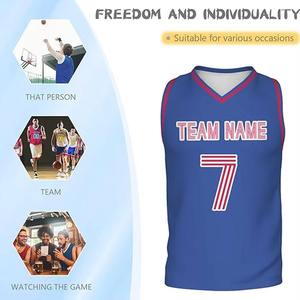 Wholesale 2026 New Style Breathable Custom Sublimation Printed Youth Basketball Jersey 100% Polyester <b>Slim</b> Fit for Sale - Product Image 4
