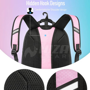Sac à dos de baseball pour rangement de 4 battes, hauteur 20,5 pouces, en nylon durable et écologique, sac de sport décontracté unisexe en polyester - Product Image 5