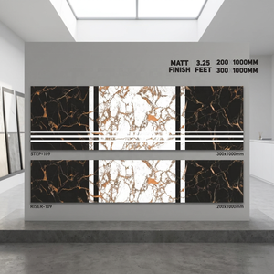 Vistaar Finition mate 1000x300mm Crema Marfil Marbre Porcelaine Glacée Marge Carreaux pour Escaliers - Product Image 6