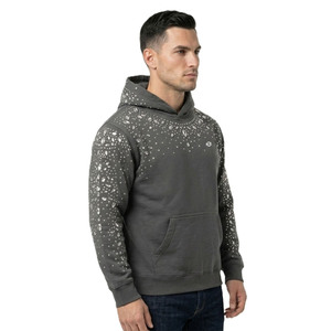 Luxury Rhinestone Scatter Hoodies High GSM Cotton Fleece Boxy Fit Premium <b>Pullover</b> Custom Logo High Quality Bulk OEM Branding - Product Image 4