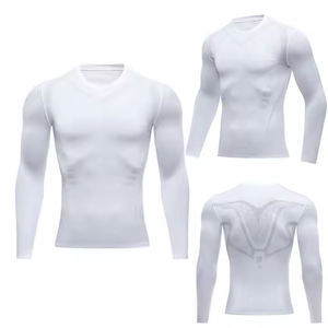 Camiseta sin mangas activa para hombre de alta calidad, camiseta de calentamiento deportiva elástica transpirable ligera para gimnasio, adolescentes decorada con cinturón - Product Image 4