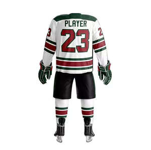 Wholesale Custom Hockey Jerseys Sublimated Print Adult <b>Ice</b> Hockey Team Uniform - Product Image 2